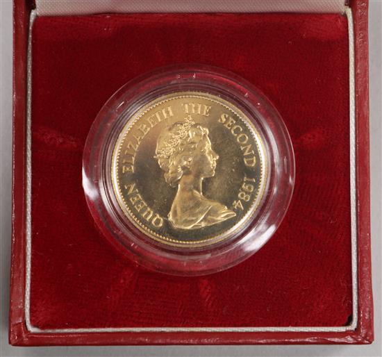 A Royal Mint Hong Kong 22ct gold Lunar Year $1000 coin,